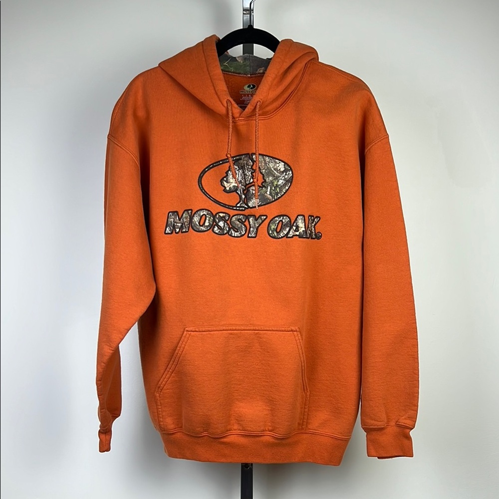 Men's Mossy Oak Orange Camo Hoodie